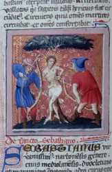 Page from the Golden Legend, Bruges, c.1400-10