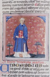 Page from the Golden Legend, Bruges, c.1400-10