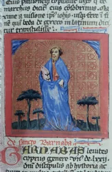 Page from the Golden Legend, Bruges, c.1400-10