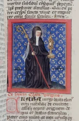 Page from the Legenda Aurea, Bruges, c.1400-10