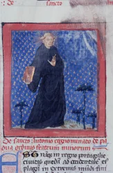 Page from the Legenda Aurea, Bruges, c.1400-10
