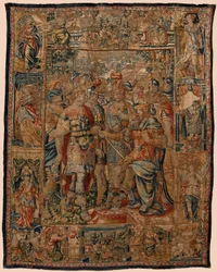The Young Alexander to His Father Filip (Flemish Tapestry)