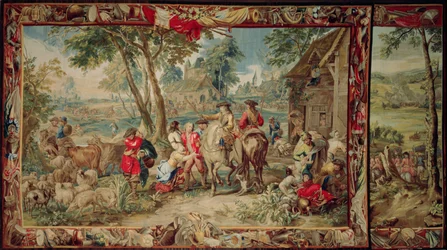 Pillage, from The Military Science series, Workshop of Judocus de Vos