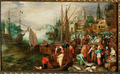 Port and Market at Antwerp