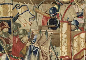 Tapestry Showing the Conquests of King Alfonso V of Portugal (Detail)