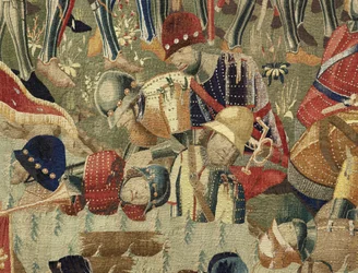 Tapestry Showing the Conquests of King Alfonso V of Portugal (Detail)
