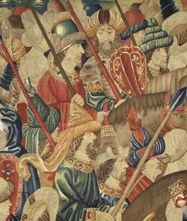 Tapestry Showing the Conquests of King Alfonso V of Portugal (Detail)