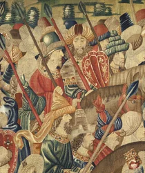 Tapestry Showing the Conquests of King Alfonso V of Portugal (Detail)