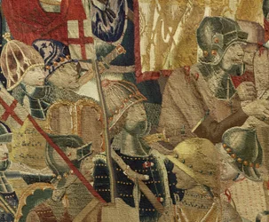 Tapestry Showing the Conquests of King Alfonso V of Portugal (Detail)