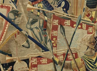 Tapestry showing the Conquests of King Alfonso V of Portugal (detail)