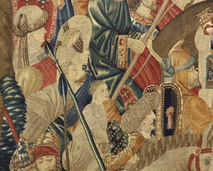 Tapestry showing the Conquests of King Alfonso V of Portugal (detail)