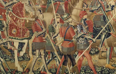 Tapestry showing the Conquests of King Alfonso V of Portugal