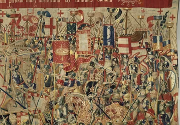 Tapestry showing the Conquests of King Alfonso V of Portugal