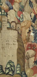 Tapestry showing the Conquests of King Alfonso V of Portugal