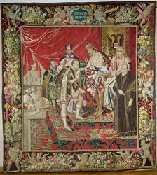 The Abdication of Charles V (1500-58) from The Tapestry of Charles Quint, c.1630-40