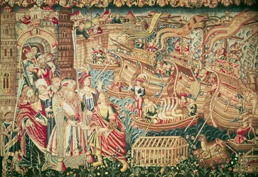 The Arrival of Vasco da Gama (c. 1469-1524) in Calcutta, 20 May 1498