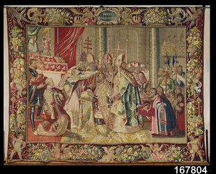 The Coronation of Charles V (1500-58) from The Tapestry of Charles Quint, c.1630-40