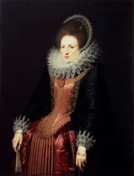 Portrait of a Lady with a Fan, 1610s