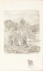 Washerwomen, c.1884-1887