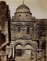 Album Palestine 1887: the basilica of the Holy Sepulchre in Jerusalem