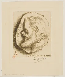 Portrait of Meryon in Profile