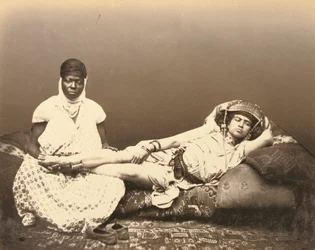 A Moorish Woman with Her Maid