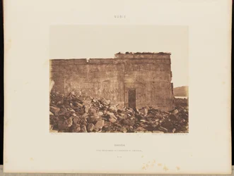 Dandour. Southern Wall of the Exterior of the Sanctuary