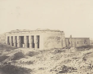 Denderah Tentyris, Temple of Hathor - General View, 1851-52, printed 1853-54