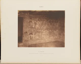 El-Fourdjeh. Hypogean Architecture - Interior Painting of the Right Wall