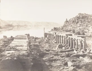 Ile de Fileh Philae, General View Taken from Point I, On The Platform