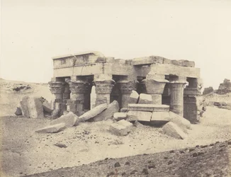 Kom-Ombou Ombos, General View of the Ruins, 1851-52, printed 1853-54