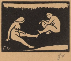 Two Seated Bathers, 1893