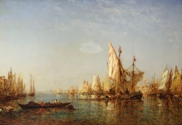 Shipping on the Grand Canal, Venice