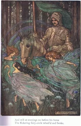 And still at evenings on before his horse (Guinevere)
