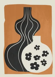 Abstract Floral Vases
