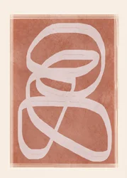 Abstract Terracotta Loops