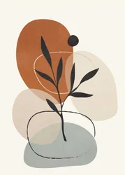 Earthy Botanical Abstract