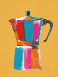 Vibrant Moka Pot