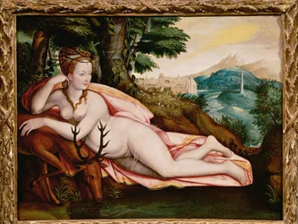 Diane de Poitiers, Mistress of Henri II, King of France, as Goddess Diana