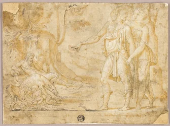 Faustulus and Merentia Discover Romulus and Remus