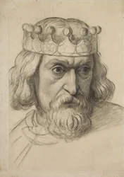 The Spirit of Justice - Study for the Head of a Counsellor