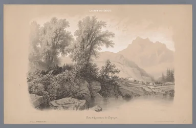 Military Procession Through a Mountain Landscape (Studies of Figures in a Landscape)