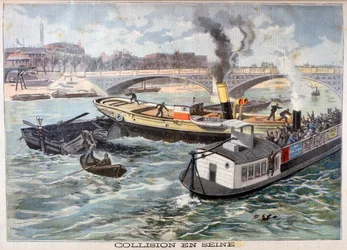 Collision on the Seine, Paris