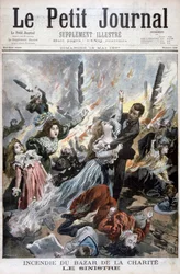 Fire at the Bazar de la Charite, Paris, 4th May 1897