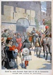 The Entry of the Comte Raymond Roger into Carcassonne, France