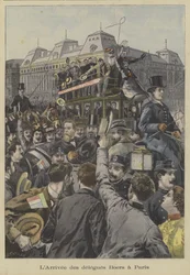 Arrival of the Boer Delegates in Paris
