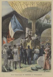 Balloon Race at Vincennes, Paris