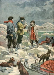 Crew Departed in Search of the S.A. Andree Expedition