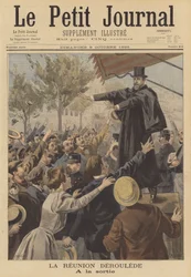 French nationalist politician Paul Deroulede making a speech