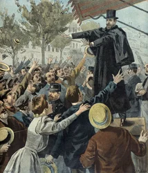Paul Deroulede at a Demonstration in Paris in 1898